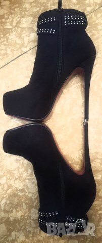 "Bonlight"-черни боти, снимка 3 - Дамски боти - 43273860