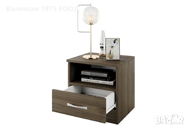 Нощно шкафче Сити 3007 сонома, орех или комбинация бяло/ арвен, снимка 8 - Шкафове - 18790416