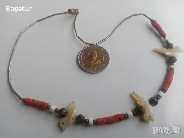 Възрожденски накит,УНиКат,корал,седеф,сачан,бронз,бабин чеиз, снимка 8 - Антикварни и старинни предмети - 49963207