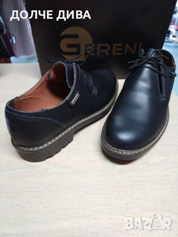 Мъжки обувки естествена кожа м. 167, снимка 4 - Ежедневни обувки - 38360571
