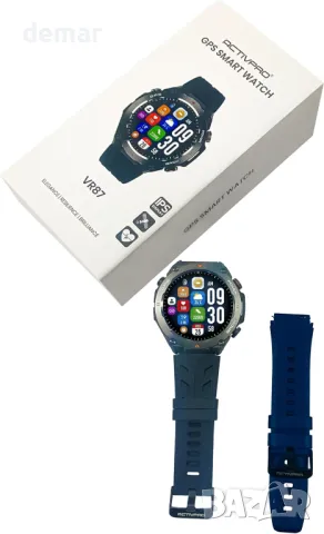 Смарт часовник ACTIVPRO GPS, HD сензорен екран, 1,45" кръгъл, водоустойчив, IOS Android, снимка 3 - Смарт часовници - 48980679