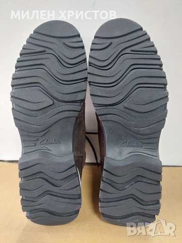 CLARKS Topton Mid-Естествена кожа(Като Нови)-№45, снимка 11 - Мъжки боти - 53339112