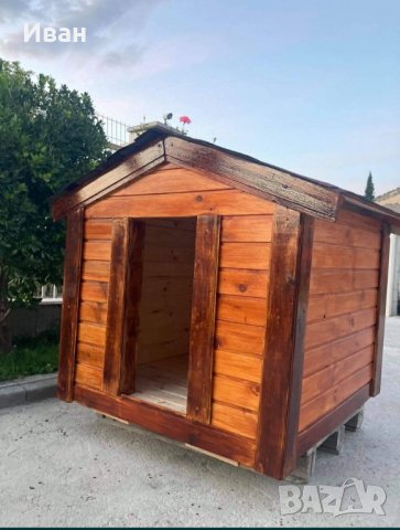 Къщичка за куче, дървена колиба за куче, снимка 8 - За кучета - 39927450