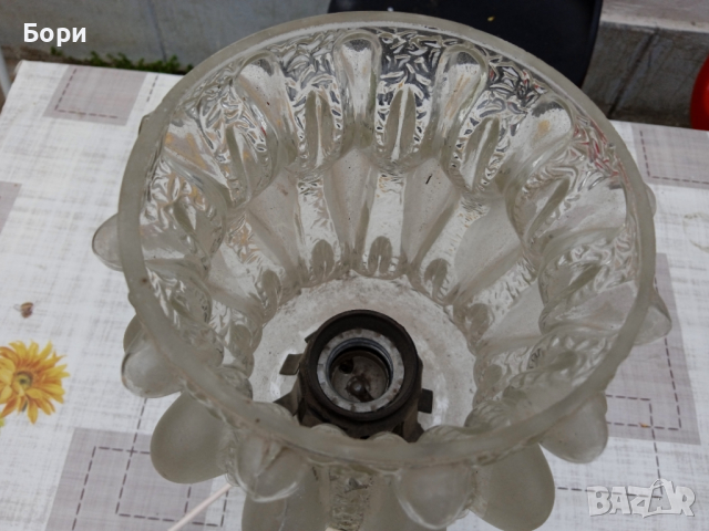 Стара нощна лампа от 70-те, снимка 5 - Настолни лампи - 36479974