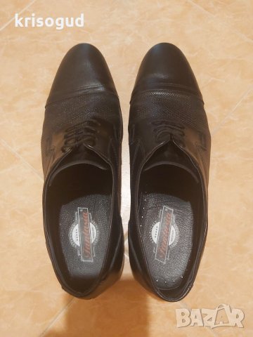 Елегантни мъжки обувки от естествена кожа Fantasia (Megias) №41 27,5см, снимка 3 - Официални обувки - 28504621