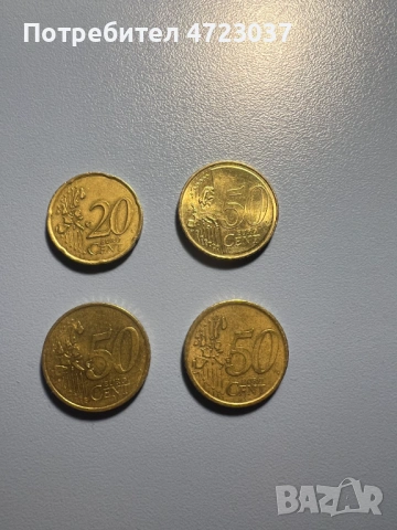 Евро монети от различни години и държави, снимка 2 - Нумизматика и бонистика - 53295123