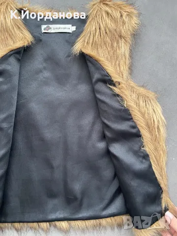 Дамски пухен елек, снимка 3 - Елеци - 49177820