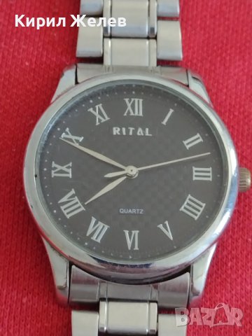 Елегантен мъжки часовник  RITAL QUARTZ много красив стилен 28141, снимка 2 - Мъжки - 37243191