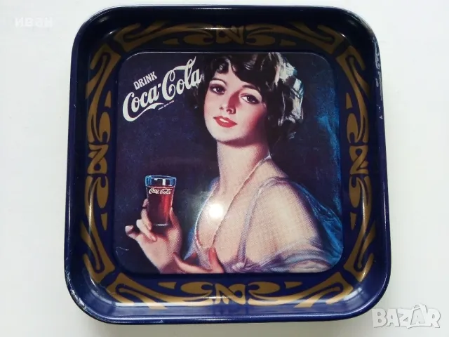 Стара метална подложка "Кока Кола"