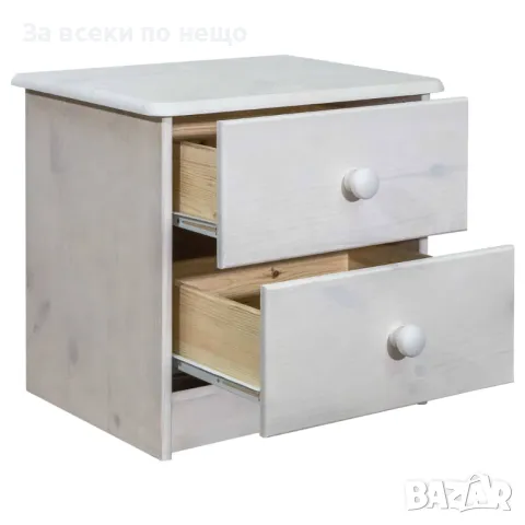 Нощно шкафче, 43x34x40 см, борово дърво масив Код P55, снимка 2 - Шкафове - 49144949