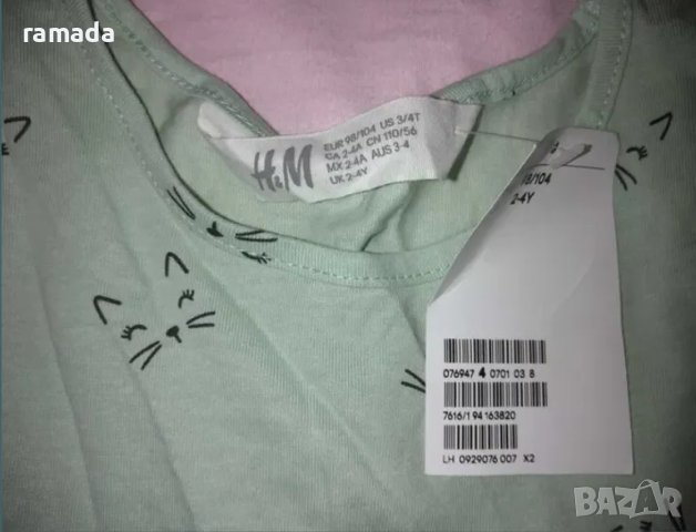 Нова рокля H&M 3-4 г., снимка 3 - Детски рокли и поли - 49378465