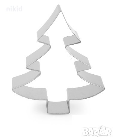 Бор дърво голяма Елха метална форма резец за сладки тесто, снимка 1 - Форми - 43201281