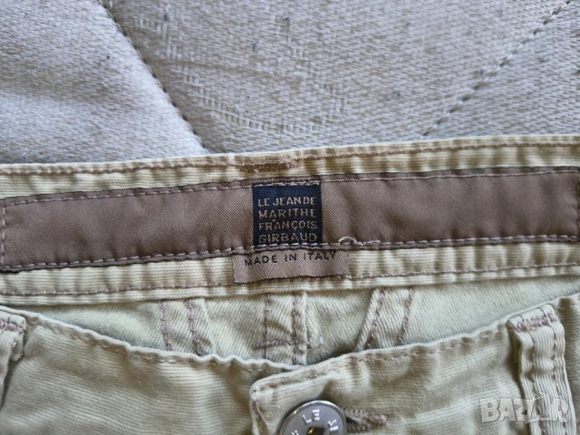 Le Jean De Marithe François Girbaud бежов панталон , снимка 5 - Панталони - 50979555