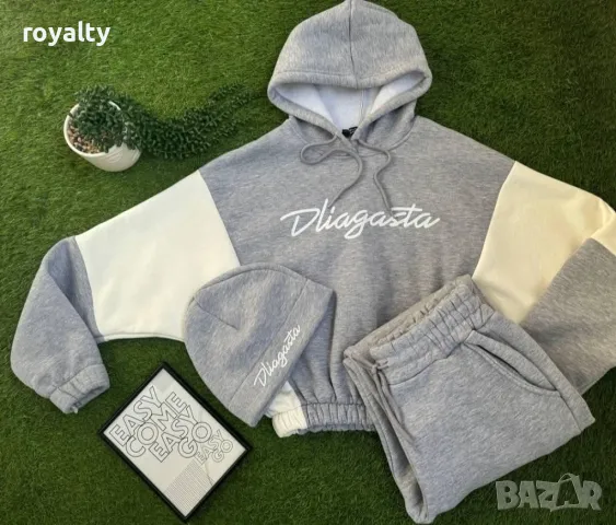 Ватиран дамски комплект  3 части с шапка , снимка 2 - Спортни екипи - 49091529