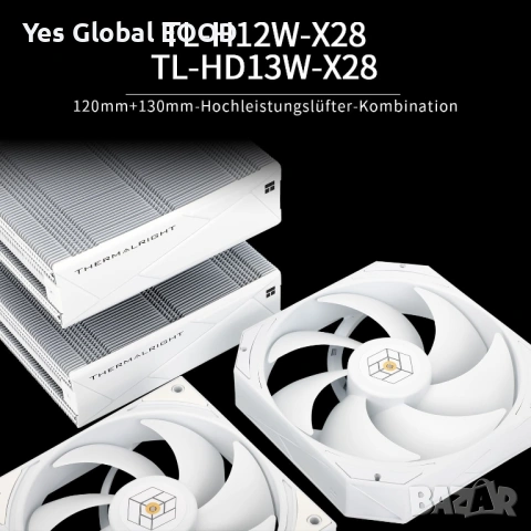 Thermalright Royal Pretor 130 White въздушен охладител за CPU, снимка 2 - Други - 53153249
