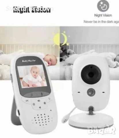 Видео бебефон с камера,2.0 инча монитор,VB602, снимка 2 - Бебефони - 50839605