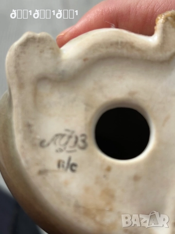 Старинен съветски порцеланов пингвин ЛФЗ , снимка 6 - Антикварни и старинни предмети - 52837190