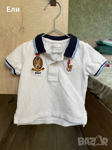 Бебешка тениска POLO RALPH LAUREN, снимка 1 - Бебешки блузки - 37593903