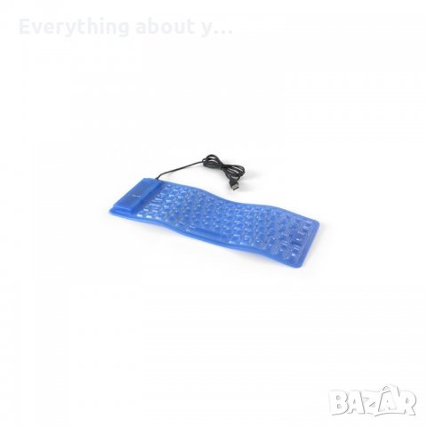 Сгъваема водоустойчива силиконова клавиатура, снимка 3 - Клавиатури и мишки - 33664557