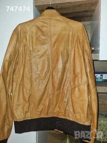Jack&Jones, M размер, ест. кожа, снимка 2 - Якета - 48869387