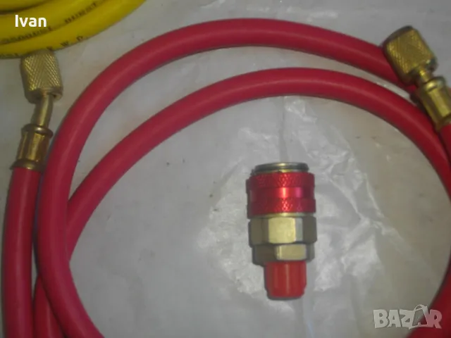 НОВ Комплект МАНОМЕТРИ ЗА ЗАРЕЖДАНЕ С ФРЕОН на автоклиматици проверка и тест МАНОМЕТРИЧЕН БЛОК , снимка 17 - Други инструменти - 47614114