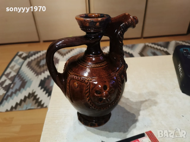 СТАРА КАНА КЕРАМИКА 0702261837, снимка 12 - Антикварни и старинни предмети - 53395113