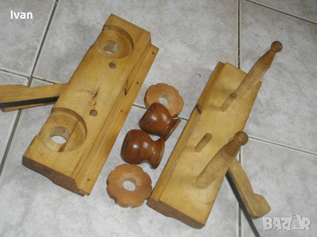 Ново STANLEY-RB10-ENGLAND-260мм-Нож 50мм/Ново Българско Профилно Ренде с Дървени Винтове Реглаж-2Нож, снимка 10 - Други инструменти - 39978584