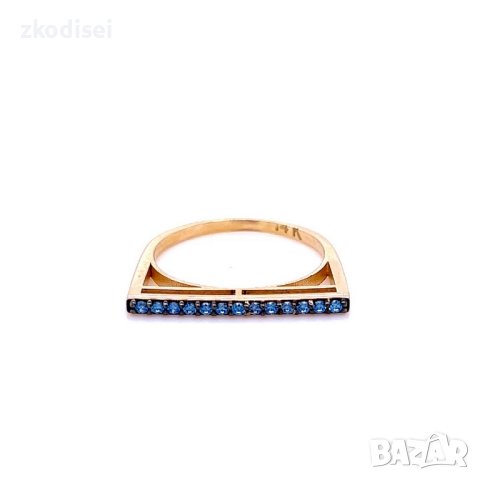 Златен дамски пръстен 1,65гр. размер:51 14кр. проба:585 модел:21886-6