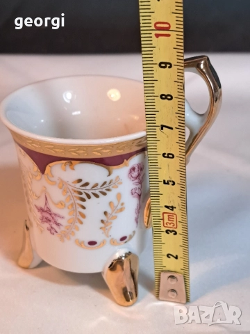 японска порцеланова чаша с чинийка 29/5, снимка 7 - Чаши - 52510293