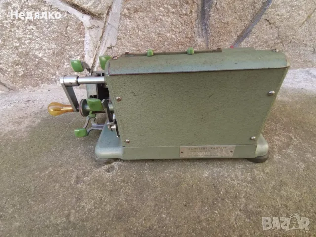 Schubert,стара немска сметачна машина , снимка 5 - Антикварни и старинни предмети - 49138597