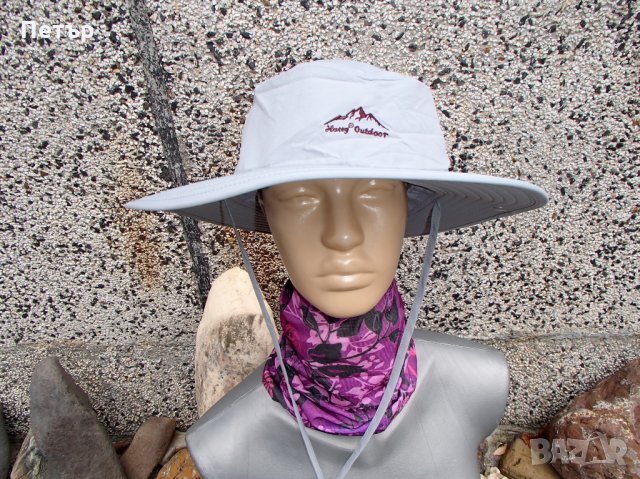 Продавам нова лека лятна бързосъхнеща шапка с голяма периферия и UV защита, снимка 9 - Шапки - 28033531