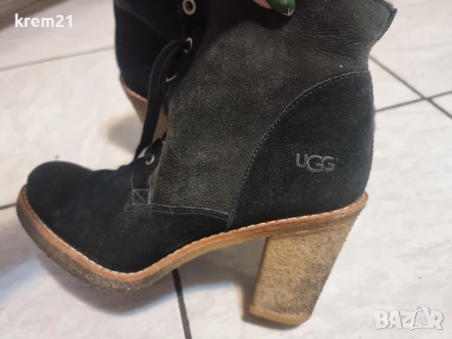 UGG дамски боти на ток номер 40, снимка 5 - Дамски боти - 52971827