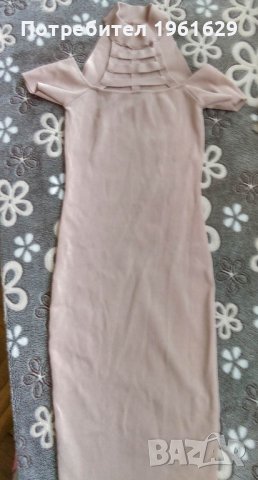 Рокля пепел от рози, снимка 2 - Рокли - 40662874