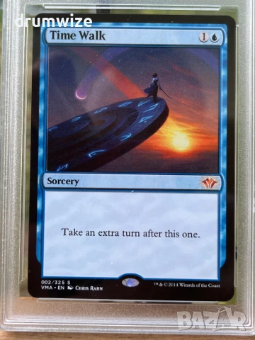 Magic The Gathering - Time Walk Card, снимка 2 - Колекции - 50942294