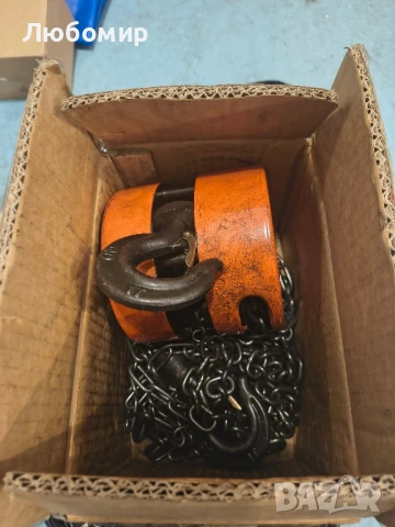 Ръчен телфер KATSU Tools 181741 с верижен блок, височина на повдигане 1 тон, многоцветен, 2,5 м , снимка 8 - Други инструменти - 51225083