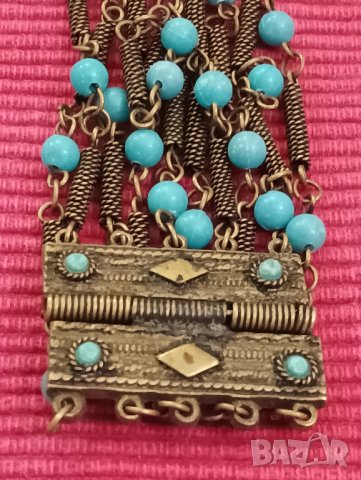 Стара възрожденска гривна,месинг. , снимка 3 - Антикварни и старинни предмети - 43730650