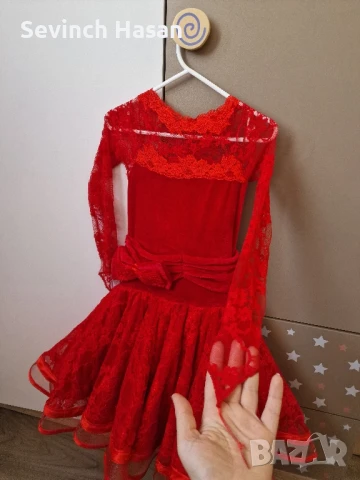 Детска рокля, подходяща за спортни танци или друг официален повод- 5 години, снимка 3 - Детски рокли и поли - 51364455