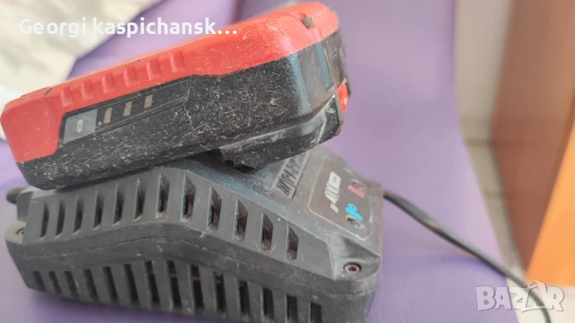 Parkside батерия и зарядно , снимка 2 - Винтоверти - 50985808