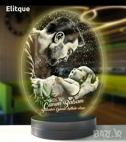 персонализирана нощна лампа 