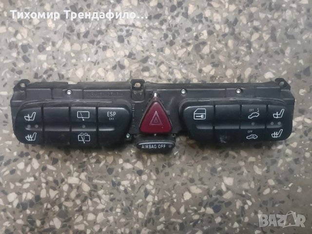 панел бутони мерцедес MERCEDES C CLASS SWITCH PANEL 2038211951 , 203 821 19 51 , 3306.470101