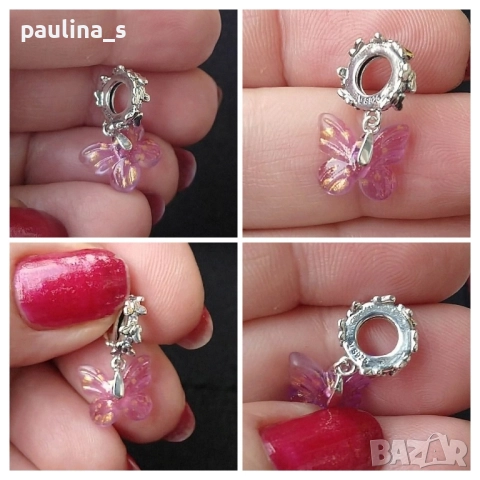 Талисмани за гривна и единични клипсове Pandora / проба s925 и печат на ювелира, снимка 3 - Гривни - 40307504