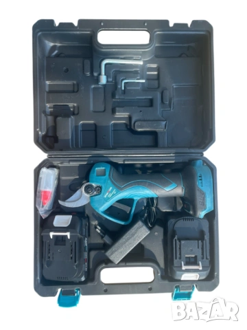 Градинска акумулаторна безчеткова ножица с дисплей на батерии 36V 8 Ah