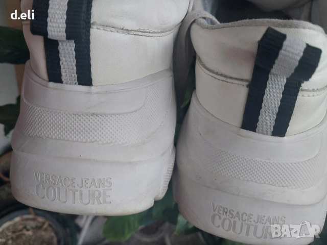 VERSACE Couture Original Size 43-44 Кожени сникърси , снимка 5 - Спортни обувки - 51401990