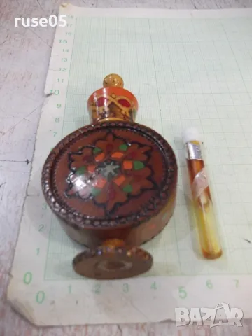 Мускал пирографирана бъклица от соца, снимка 3 - Други ценни предмети - 47499306