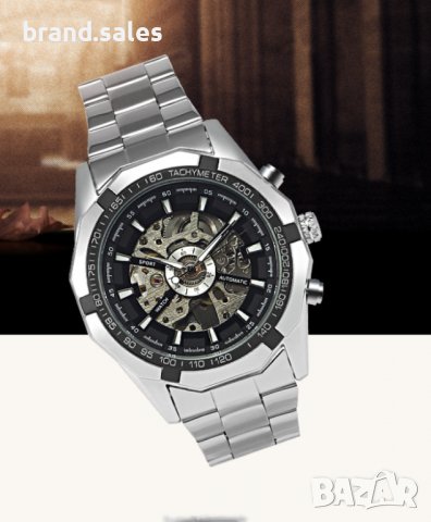 Мъжки Механичен Часовник WINNER Модел 8, снимка 2 - Мъжки - 7990080
