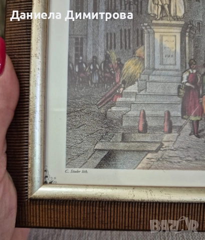 Две репродукции на красиви градски пейзажи, снимка 10 - Картини - 52466796