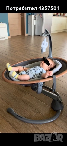 Електрическа люлка MAXI-COSI Cssiq Beyond Graphite ECO, снимка 4 - Детски шезлонги - 53324077