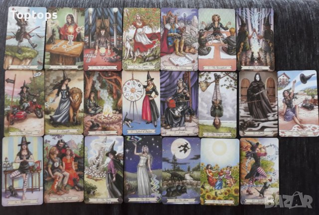 Таро карти: Witches Tarot & Silver Witchcraft Tarot & Everyday Witch Tarot, снимка 5 - Карти за игра - 33679329