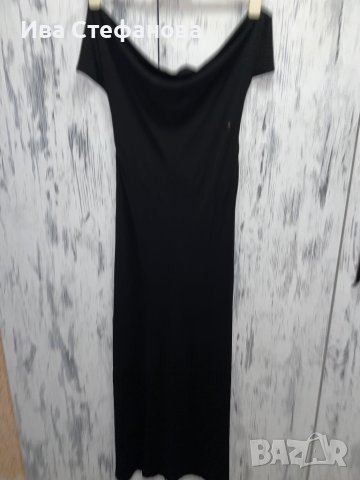    официялна черна еластична рокля с гол гръб-Ted Baker, снимка 4 - Рокли - 19917146