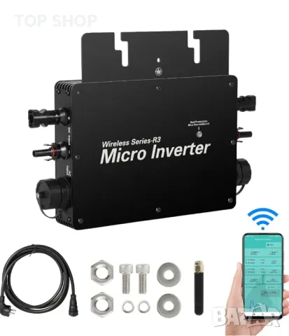 Соларен мрежов инвертор, 800W mppt микро соларен инверторен мрежов преобразувател с WiFi система